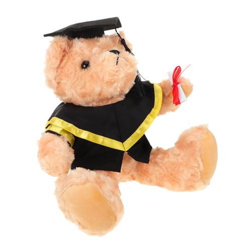 FRCOLOR Graduation Bear Plush Toy Soft Premium Plüsch Kuscheltier mit Hut und Talar Weiches Stofftier als für Jugendliche und Erwachsene zur Abschlussfeier FRCOLOR Graduation Bear Plush Toy Soft Premium Plüsch Kuscheltier mit Hut und Talar Weiches Stofftier als für Jugendliche und Erwachsene zur Abschlussfeier von FRCOLOR
