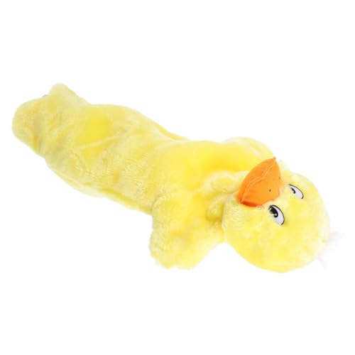 FRCOLOR Große Gelbe Enten Handpuppe Plüsch Kuscheltier Interaktives Erzählspielzeug Fördert Kreativität und Motorik Simulation Tiermodell für Eltern Junge Mädchen Spiele von FRCOLOR