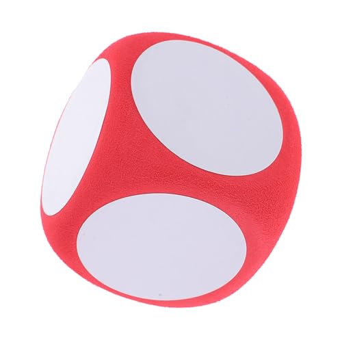 FRCOLOR Großer Beschreibbarer Schaumstoffwürfel Jumbo Dice Trocken Abwischbar Wiederverwendbar für DIY Klassenzimmer Lernspiele Kreative Unterrichtsmaterialien Nachhaltiges Lehrmittel von FRCOLOR