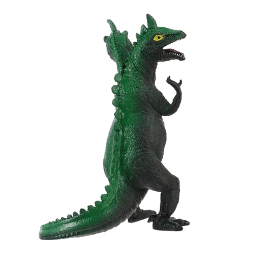 FRCOLOR Großes Dinosaurier Modell mit Soundfunktion Doppelköpfige Grüne Figur Interaktives für Dino Fans und Lernzwecke von FRCOLOR