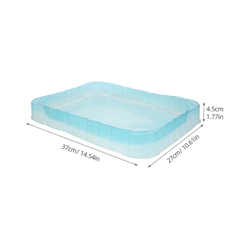 FRCOLOR Großes Rechteckiges Gyro Trainingsbrett aus Strapazierfähigem Kunststoff für Strategische Wettkampf disc Spiele mit Freunden Leichtes Wiederverwendbares Brett für Interaktiven von FRCOLOR