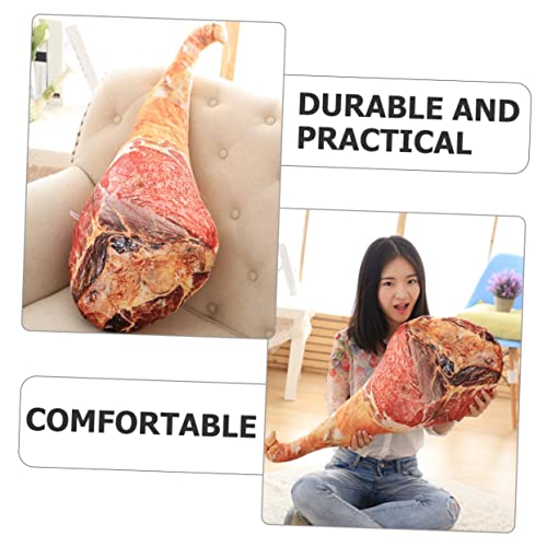 FRCOLOR Großes Schinkenkissen Umarmungskissen Plüschspielzeug Schlafkissen Lustiges Wohnkultur Sofa Bett Dekoration Langlebig und Formstabil von FRCOLOR
