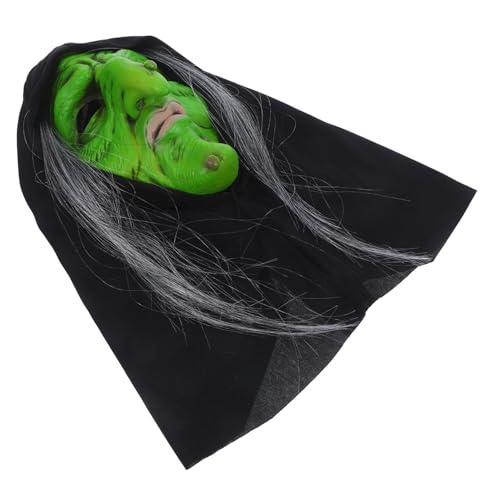 FRCOLOR Gruselige Halloween Hexenmaske Grün Realistisch Leichtes Material Bequem für Karneval Kostüm Party Cosplay Geeignet FRCOLOR Gruselige Halloween Hexenmaske Grün Realistisch Leichtes Material Bequem für Karneval Kostüm Party Cosplay Geeignet von FRCOLOR