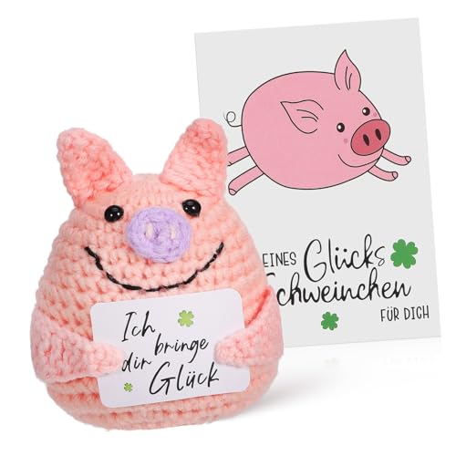 FRCOLOR Häkelspielzeug Niedliche Strickpuppe für Deko und Tragbar und Vielseitig Handgefertigte Tierfigur für Partys und Anlässe von FRCOLOR