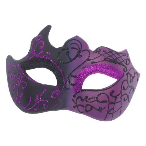 FRCOLOR Halbmaske für Karneval und Halloween Elegante Dekorative Maske Schwarz und für Partys Maskeraden und Cosplay für Männer und Frauen FRCOLOR Halbmaske für Karneval und Halloween Elegante Dekorative Maske Schwarz und für Partys Maskeraden und Cosplay für Männer und Frauen von FRCOLOR