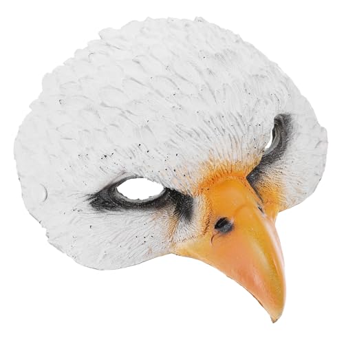 FRCOLOR Halloween Adlermaske PU Cosplay Tiermaske Verstellbar Leicht Erwachsene Teenager Party Kostüm Zubehör FRCOLOR Halloween Adlermaske PU Cosplay Tiermaske Verstellbar Leicht Erwachsene Teenager Party Kostüm Zubehör von FRCOLOR