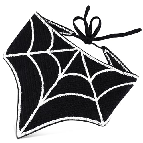 FRCOLOR Halloween Bandana Kopfband mit Spinnennetzdesign Verstellbarer Dreiecksschal für Damen Bequemes und Stylisches Halloween Kopftuch für Kostüm Events und Alltagsmode FRCOLOR Halloween Bandana Kopfband mit Spinnennetzdesign Verstellbarer Dreiecksschal für Damen Bequemes und Stylisches Halloween Kopftuch für Kostüm Events und Alltagsmode von FRCOLOR