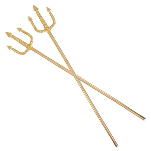 FRCOLOR Halloween Cosplay Spiralförmiger mit Goldfarbenem Teiligen Stab Sicherer Requisite für Kostümparty Bühnenauftritt und Accessoire von FRCOLOR