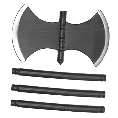 FRCOLOR Halloween Doppelaxt Requisite Langlebigem Material Gruseliges Kostümzubehör für Karneval Cosplay Bühnenauftritte und Mottopartys FRCOLOR Halloween Doppelaxt Requisite Langlebigem Material Gruseliges Kostümzubehör für Karneval Cosplay Bühnenauftritte und Mottopartys von FRCOLOR
