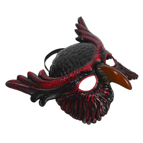FRCOLOR Halloween Eulenmaske Halbgesichts Tiermaske mit Verstellbaren Bändern für Erwachsene Masquerade Cosplay Karneval Party Kostümaccessoire FRCOLOR Halloween Eulenmaske Halbgesichts Tiermaske mit Verstellbaren Bändern für Erwachsene Masquerade Cosplay Karneval Party Kostümaccessoire von FRCOLOR