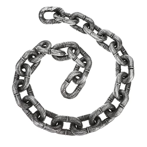 FRCOLOR Halloween Fake Chain aus Kunststoff Realistische Dekoration für Halloween Partys Cosplay und Gruselhäuser Vielseitig Einsetzbar für Kostüme und Deko von FRCOLOR