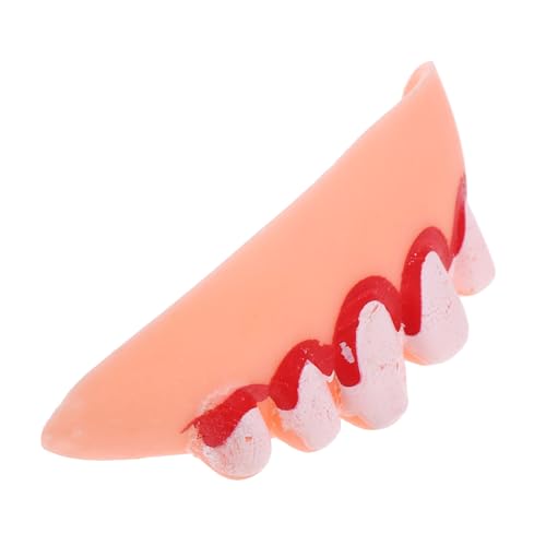 FRCOLOR Halloween Fake Teeth Kunststoff Künstliche Zähne Requisite für Gruselige Cosplay Partys Horror Dekoration Langlebig und Wiederverwendbar von FRCOLOR