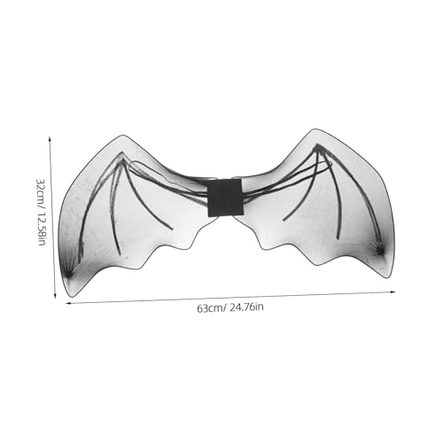 FRCOLOR Halloween Fledermausflügel Kostümaccessoire Leichter Polyester Bat Wing zum Überwerfen Dekorativ für Erwachsene für Party Cosplay Bühnenauftritte und Karneval FRCOLOR Halloween Fledermausflügel Kostümaccessoire Leichter Polyester Bat Wing zum Überwerfen Dekorativ für Erwachsene für Party Cosplay Bühnenauftritte und Karneval von FRCOLOR