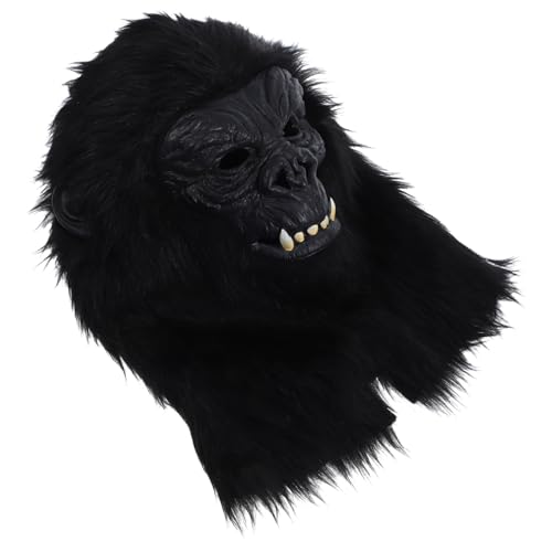 FRCOLOR Halloween Gorilla Maske Realistische Tiermaske für Kostümparty Cosplay und Karneval Lifelike Gorilla Stil für Unvergessliche FRCOLOR Halloween Gorilla Maske Realistische Tiermaske für Kostümparty Cosplay und Karneval Lifelike Gorilla Stil für Unvergessliche von FRCOLOR