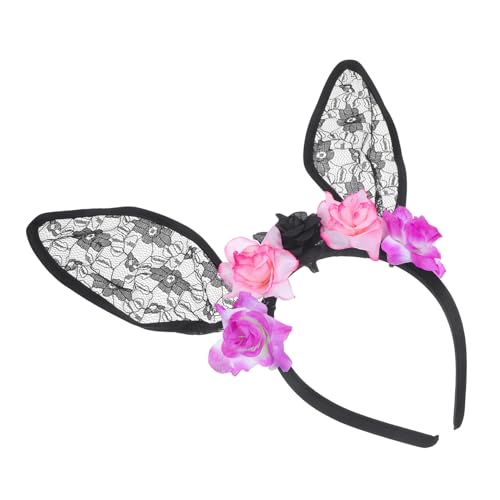 FRCOLOR Halloween Haarband mit Blumen und Hasenohren Elegantes Kopfschmuck Accessoire für Damen für Halloween Feiern und Kostümpartys Vielseitig Einsetzbar und Wiederverwendbar FRCOLOR Halloween Haarband mit Blumen und Hasenohren Elegantes Kopfschmuck Accessoire für Damen für Halloween Feiern und Kostümpartys Vielseitig Einsetzbar und Wiederverwendbar von FRCOLOR