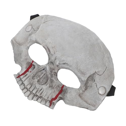 FRCOLOR Halloween Halbgesichts Schädelmaske aus Leichtem Schaumstoff Gruseliges Skelett Design Komfortabel und Vielseitig für Mexikanische Kostüme Gothic Styles Cosplay Karneval und FRCOLOR Halloween Halbgesichts Schädelmaske aus Leichtem Schaumstoff Gruseliges Skelett Design Komfortabel und Vielseitig für Mexikanische Kostüme Gothic Styles Cosplay Karneval und von FRCOLOR