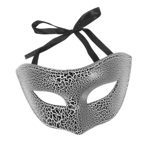 FRCOLOR Halloween-halbmaske Mit Riss-design Gruselige Halbgesichtsmaske Aus Plastik Passend Für Maskenbälle Karneval Und Kostümpartys Für Männer von FRCOLOR