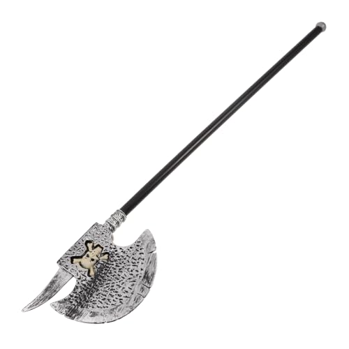 FRCOLOR Halloween Halloween- -Requisiten Halloween Kostümzubehör Halloween Axe Prop Horror-Kostüm-Requisiten Halloween-Cosplay-Requisiten Plastik Silver FRCOLOR Halloween Halloween- -Requisiten Halloween Kostümzubehör Halloween Axe Prop Horror-Kostüm-Requisiten Halloween-Cosplay-Requisiten Plastik Silver von FRCOLOR