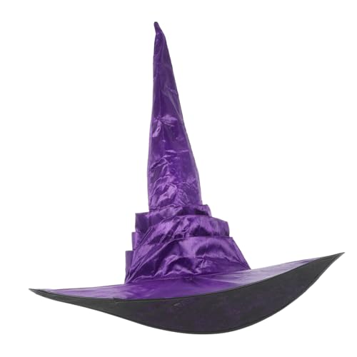 FRCOLOR Halloween Hexenhut Damen Kostüm Accessoire Faltbarer Hexenhut für Halloween Party Cosplay und Themenveranstaltungen Dekorativer Witch Hat für Erwachsene als Foto Requisite FRCOLOR Halloween Hexenhut Damen Kostüm Accessoire Faltbarer Hexenhut für Halloween Party Cosplay und Themenveranstaltungen Dekorativer Witch Hat für Erwachsene als Foto Requisite von FRCOLOR