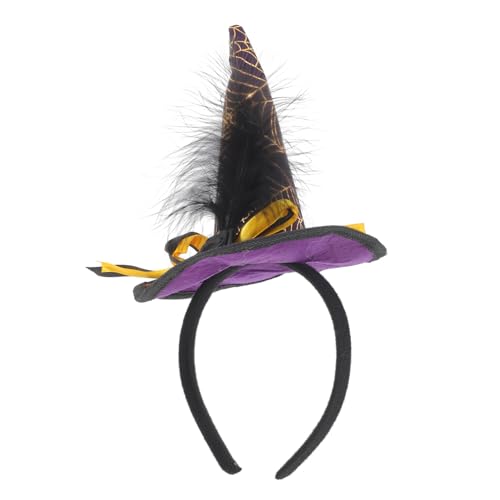 FRCOLOR Halloween Hexenhut Haarreif Kreatives Cosplay Haaraccessoire für Mädchen Langlebiger Wiederverwendbarer Kopfschmuck für Halloween Partys und Karneval Festliche und Einzigartiges FRCOLOR Halloween Hexenhut Haarreif Kreatives Cosplay Haaraccessoire für Mädchen Langlebiger Wiederverwendbarer Kopfschmuck für Halloween Partys und Karneval Festliche und Einzigartiges von FRCOLOR