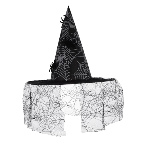 FRCOLOR Halloween Hexenhut für Damen Dekorativer Hut für Kostümpartys Wiederverwendbar für Halloween Dekorationen und Fotoshootings aus Stabilem Material für Rollenspiele und Themenpartys FRCOLOR Halloween Hexenhut für Damen Dekorativer Hut für Kostümpartys Wiederverwendbar für Halloween Dekorationen und Fotoshootings aus Stabilem Material für Rollenspiele und Themenpartys von FRCOLOR