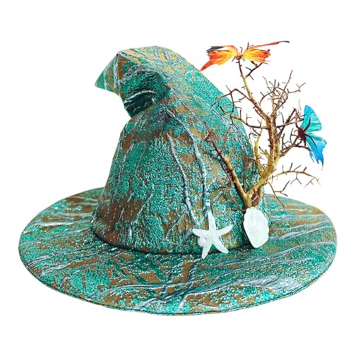 FRCOLOR Halloween Hexenhut mit Schmetterlingsdetail Leichter Bequemer Cosplay Hut für Frauen Geeignet für Halloween Karneval Maskenbälle und Weihnachtsfeiern Vielseitiges Party Accessoire FRCOLOR Halloween Hexenhut mit Schmetterlingsdetail Leichter Bequemer Cosplay Hut für Frauen Geeignet für Halloween Karneval Maskenbälle und Weihnachtsfeiern Vielseitiges Party Accessoire von FRCOLOR