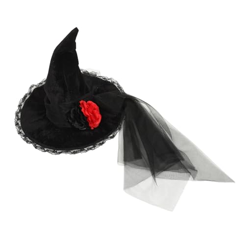 FRCOLOR Halloween Hexenhut mit Sternmuster Tragbarer Kostümhut für Halloween Karneval und Cosplay Vielseitig Einsetzbar für Party Dekorationen FRCOLOR Halloween Hexenhut mit Sternmuster Tragbarer Kostümhut für Halloween Karneval und Cosplay Vielseitig Einsetzbar für Party Dekorationen von FRCOLOR