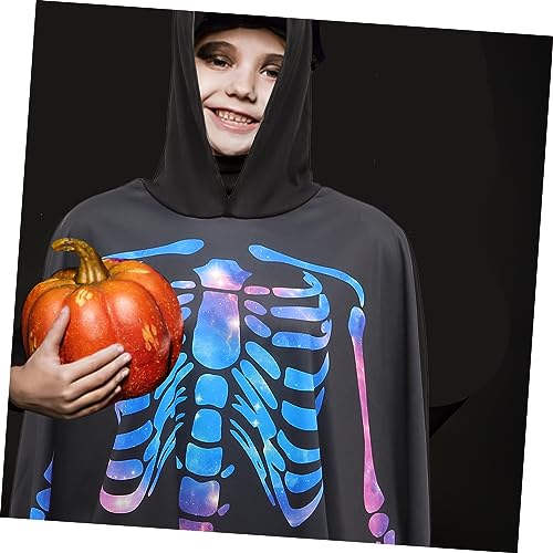FRCOLOR Halloween Kostüm Umhang Skeletthülle Cosplay Cape für Maskerade Party Erwachsene Einheitsgröße Dekorativer Umhang als Kostüm Accessoire FRCOLOR Halloween Kostüm Umhang Skeletthülle Cosplay Cape für Maskerade Party Erwachsene Einheitsgröße Dekorativer Umhang als Kostüm Accessoire von FRCOLOR