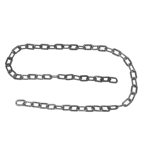 FRCOLOR Halloween Kunststoffkette Realistische Fake Chain Dekoration für Halloween Partys Cosplay und Gruselige Veranstaltungen Schwarz Silber für Vielseitige Anwendungen FRCOLOR Halloween Kunststoffkette Realistische Fake Chain Dekoration für Halloween Partys Cosplay und Gruselige Veranstaltungen Schwarz Silber für Vielseitige Anwendungen von FRCOLOR