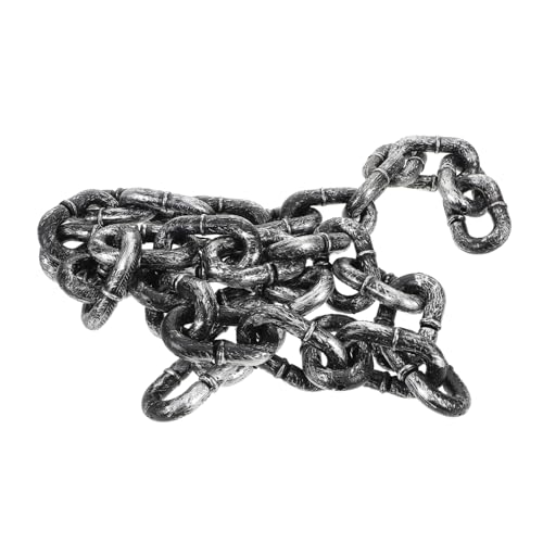 FRCOLOR Halloween Kunststoffkette Realistisches Gefängnisrequisit Leichtes Wiederverwendbares Party Deko Zubehör für Halloweenkostüme Piraten und Geisterhaus Dekoration von FRCOLOR