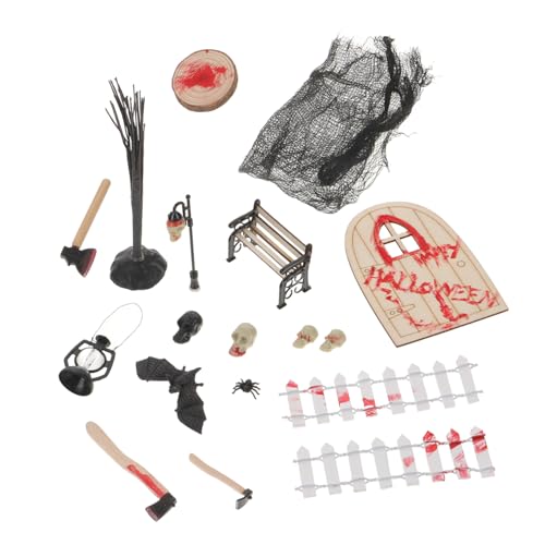 FRCOLOR Halloween Miniaturen Teilig Miniatur Halloween Dekoration aus Robustem Detailreiche Grusel Accessoires für Puppenhaus Tischdeko Langlebig und Vielseitig Einsetzbar FRCOLOR Halloween Miniaturen Teilig Miniatur Halloween Dekoration aus Robustem Detailreiche Grusel Accessoires für Puppenhaus Tischdeko Langlebig und Vielseitig Einsetzbar von FRCOLOR