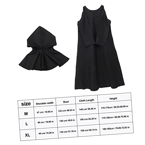 FRCOLOR Halloween Priesterrobe mit Kapuze Mittelalterliche Mönchskostüm Herren für Karneval Renaissance Cosplay Halloween Party Hochwertiges Retro Design Vielseitig für Kostümfeiern und FRCOLOR Halloween Priesterrobe mit Kapuze Mittelalterliche Mönchskostüm Herren für Karneval Renaissance Cosplay Halloween Party Hochwertiges Retro Design Vielseitig für Kostümfeiern und von FRCOLOR