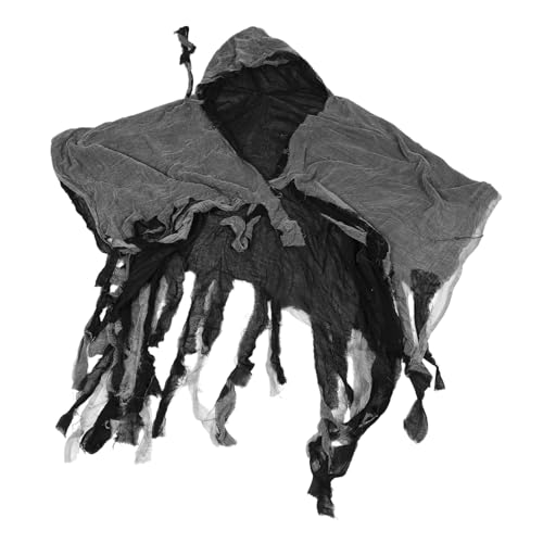 FRCOLOR Halloween Reaper Kapuzenumhang aus Atmungsaktivem Stoff Detailreiches Cosplay Kostüm mit Gruseligem Design für Erwachsene Langlebiger Umhang für Halloween Partys Bühnenauftritte FRCOLOR Halloween Reaper Kapuzenumhang aus Atmungsaktivem Stoff Detailreiches Cosplay Kostüm mit Gruseligem Design für Erwachsene Langlebiger Umhang für Halloween Partys Bühnenauftritte von FRCOLOR
