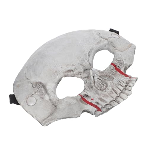 FRCOLOR Halloween Schädel Halbmaske für Erwachsene Atmungsaktive Gruselige Skelett Gesichtsmaske mit Belüftungslöchern Leichter Komfort Party-halbgesichtsmaske für Halloween und Karneval FRCOLOR Halloween Schädel Halbmaske für Erwachsene Atmungsaktive Gruselige Skelett Gesichtsmaske mit Belüftungslöchern Leichter Komfort Party-halbgesichtsmaske für Halloween und Karneval von FRCOLOR