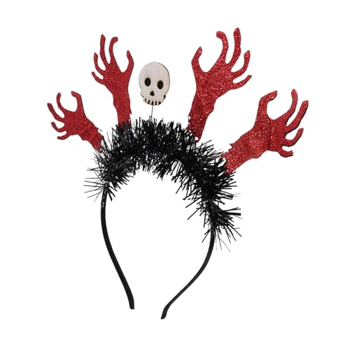 FRCOLOR Halloween Skelett Hand Haarreif Lustiges Kopfschmuck Accessoire für Halloween Feiern Glitzerndem Filz Gefertigt Langlebig und Auffällig für Kostüme und Partys FRCOLOR Halloween Skelett Hand Haarreif Lustiges Kopfschmuck Accessoire für Halloween Feiern Glitzerndem Filz Gefertigt Langlebig und Auffällig für Kostüme und Partys von FRCOLOR