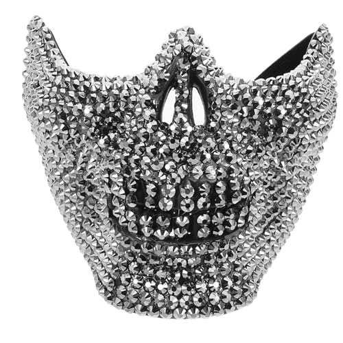 FRCOLOR Halloween Skelettmaske Gruselige Dekorationsmaske für Cosplay Halloween Party Maskerade und Festivals Realistische und Einzigartige Gestaltung Vielseitig Einsetzbar Schaurigem Look FRCOLOR Halloween Skelettmaske Gruselige Dekorationsmaske für Cosplay Halloween Party Maskerade und Festivals Realistische und Einzigartige Gestaltung Vielseitig Einsetzbar Schaurigem Look von FRCOLOR
