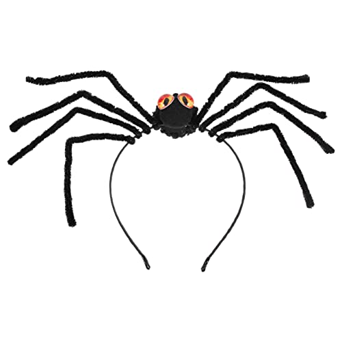 FRCOLOR Halloween Spinne Stirnband Halloween Kostüm Stirnband Spinne Kopfschmuck Haarband Spinnennetz Haarreifen Cosplay Kostüm Haarschmuck FRCOLOR Halloween Spinne Stirnband Halloween Kostüm Stirnband Spinne Kopfschmuck Haarband Spinnennetz Haarreifen Cosplay Kostüm Haarschmuck von FRCOLOR