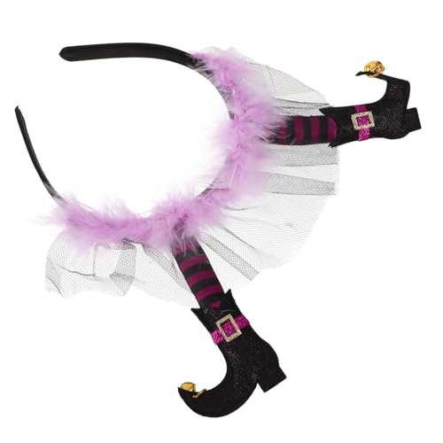 FRCOLOR Halloween Stirnband Hexenfuß Kopfschmuck Party Haarreif Cosplay Accessoire für Karneval und Kostüm von FRCOLOR