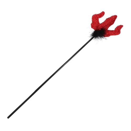 FRCOLOR Halloween Teufelsgabel Cosplay Requisite Roter Dämonenstab Partyaccessoire für Jugendliche und Erwachsene Perfektes Halloween und Maskeradenkostüm Tragbarer Glitzernder für Fest FRCOLOR Halloween Teufelsgabel Cosplay Requisite Roter Dämonenstab Partyaccessoire für Jugendliche und Erwachsene Perfektes Halloween und Maskeradenkostüm Tragbarer Glitzernder für Fest von FRCOLOR