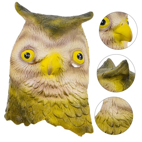 FRCOLOR Halloween Tiermaske Katzenkopf Vollgesichtsmaske Leichtes Cosplay Kostüm Zubehör für Party Festival Bühnenaufführung von FRCOLOR