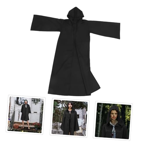 FRCOLOR Halloween Umhang mit Kapuze für Cosplay Karneval und Halloween Partys S Dekoratives Kostüm für Rollenspiele und Fotos Vielseitig Einsetzbar FRCOLOR Halloween Umhang mit Kapuze für Cosplay Karneval und Halloween Partys S Dekoratives Kostüm für Rollenspiele und Fotos Vielseitig Einsetzbar von FRCOLOR