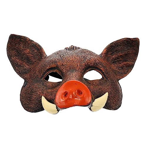FRCOLOR Halloween Wildschwein Maske Dekorative Tiermaske für Kostüm Party Cosplay für Erwachsene für Halloween Feiern Karneval und Mehr FRCOLOR Halloween Wildschwein Maske Dekorative Tiermaske für Kostüm Party Cosplay für Erwachsene für Halloween Feiern Karneval und Mehr von FRCOLOR
