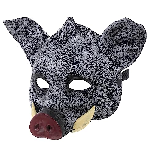 FRCOLOR Halloween Wildschwein Maske aus PU Gruselige Tiermaske für Karneval und Faschingspartys Vielseitig Einsetzbar für Halloween Events und Kostüm Feiern FRCOLOR Halloween Wildschwein Maske aus PU Gruselige Tiermaske für Karneval und Faschingspartys Vielseitig Einsetzbar für Halloween Events und Kostüm Feiern von FRCOLOR