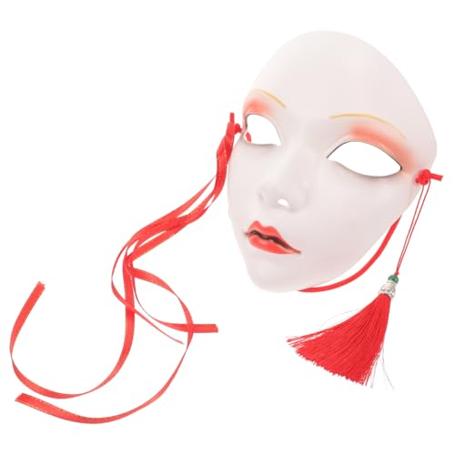 FRCOLOR Handbemalte Chinesische Masquerade Maske für Erwachsene Langlebige Halloween Maske Leicht Tragbar Atmungsaktiv Einzigartiges Cosplay Accessoire für Karneval Party und von FRCOLOR