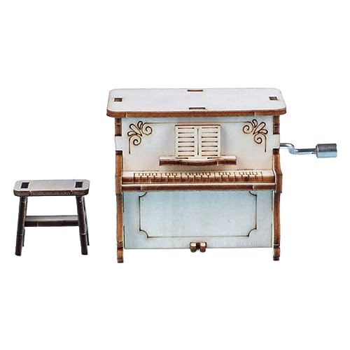 FRCOLOR Handbetriebenes Klavier Musikbox DIY Holzspielzeug Intellektuelles Montage für Mädchen und Jungen Kreatives Lernspielzeug für Frühe Entwicklung Einzigartiges Design und Langlebige FRCOLOR Handbetriebenes Klavier Musikbox DIY Holzspielzeug Intellektuelles Montage für Mädchen und Jungen Kreatives Lernspielzeug für Frühe Entwicklung Einzigartiges Design und Langlebige von FRCOLOR