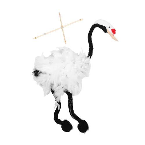 FRCOLOR Handgefertigte Holzmarionette mit Plüschdetails Traditionelles Zugschnurspielzeug für Kreatives Lernen und Fantasievolles Puppentheater Pädagogisches von FRCOLOR