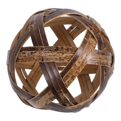 FRCOLOR Handgeflochtener Bambus Fußball für Leichter Outdoor Traditionelles Cuju Design Fördert Fitness Koordination und Teamfähigkeit Beim FRCOLOR Handgeflochtener Bambus Fußball für Leichter Outdoor Traditionelles Cuju Design Fördert Fitness Koordination und Teamfähigkeit Beim von FRCOLOR