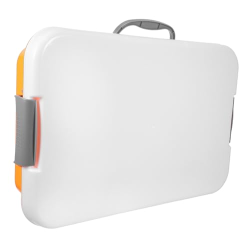FRCOLOR Handheld Sand Tray mit Deckel Tragbare Kunststoff Sandspielzeug Aufbewahrungsbox für Drinnen und Draußen Geräumiger Verschließbarer Organizer für Sand und Zubehör für Jungen und von FRCOLOR