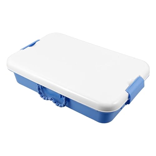 FRCOLOR Handliche Sandspielbox mit Deckel Tragbare Aufbewahrungsbox für Kinderspielzeug Multifunktionale Sandwanne Kleines Aufbewahrungsbehältnis für Outdoor Sandspiele Dunkelblau FRCOLOR Handliche Sandspielbox mit Deckel Tragbare Aufbewahrungsbox für Kinderspielzeug Multifunktionale Sandwanne Kleines Aufbewahrungsbehältnis für Outdoor Sandspiele Dunkelblau von FRCOLOR