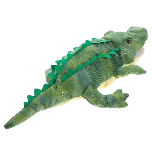 FRCOLOR Handpuppe Krokodil Plüsch Tier für Interaktives Geschichtenerzählen für Erwachsene Fördert Kreativität und Motorische Fähigkeiten von FRCOLOR
